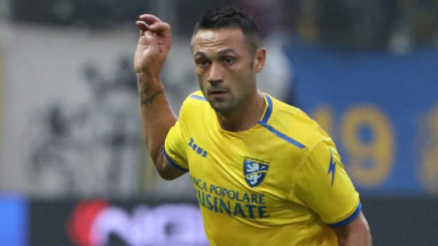 In foto Camillo Ciano, attaccante del Frosinone.