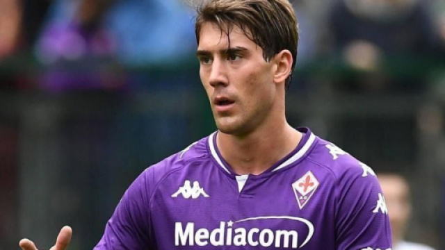 Dusan Vlahovic, giocatore della Fiorentina.