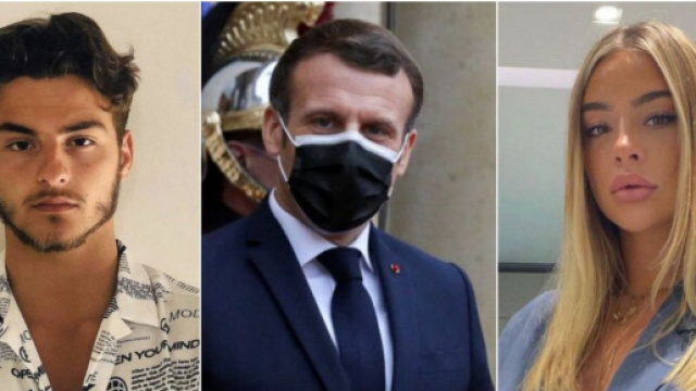 Simon Castaldi et Kellyn Sun r&eacute;agissent &agrave; la phrase choc d'Emmanuel Macron, Simon se fait lyncher sur les r&eacute;seaux sociaux - Source : Instagram