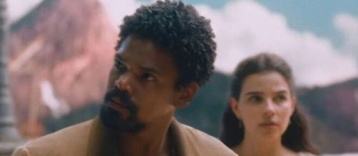 Samuel e Pilar em 'Nos Tempos do Imperador' (Reprodu&ccedil;&atilde;o/TV Globo)