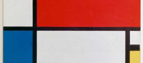 Piet Mondrian's 'Composition No. II with Red, Blue, and Yellow' (Image source: Wikimedia Commons)