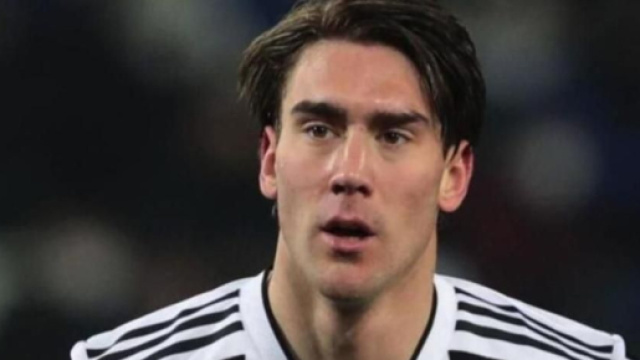 Dusan Vlahovic, giocatore della Juve.