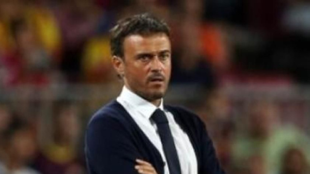 Luis Enrique, tecnico spagnolo.