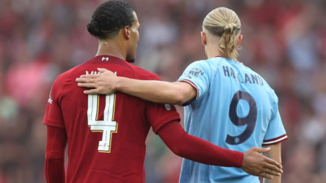 Van Dijk devra faire face &agrave; Erling Haaland ce dimanche. (cr&eacute;dit Twitter)