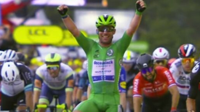 Ciclismo, Mark Cavendish vittorioso al Tour de France.