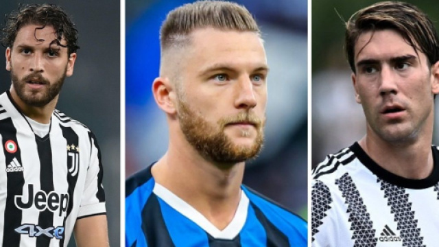 Vlahovic, Skriniar e Locatelli sarebbero 3 obiettivi dell'Arsenal per il prossimo Gennaio