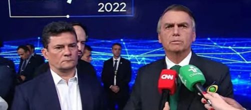 Moro volta a apoiar Bolsonaro contra Lula (Reprodu&ccedil;&atilde;o/TV Band)