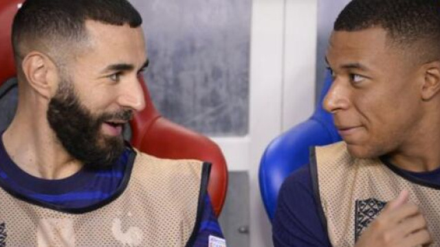 Benzema et Mbapp&eacute; bient&ocirc;t r&eacute;unis en &eacute;quipe de France. (cr&eacute;dit Twitter)