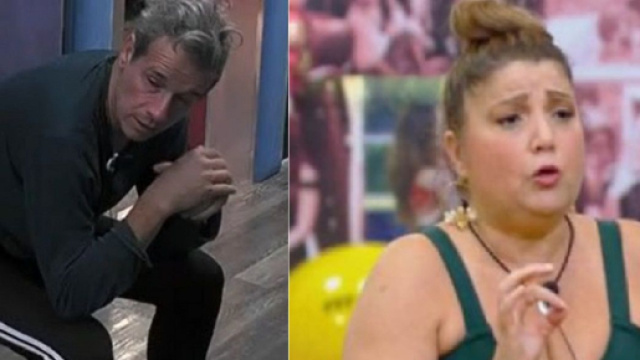 GF Vip, da sinistra Marco Bellavia e Gegia.
