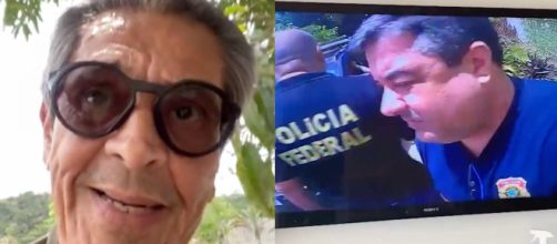 Roberto Jefferson troca tiros com Pol&iacute;cia Federal (Fotomontagem/Reprodu&ccedil;&atilde;o)