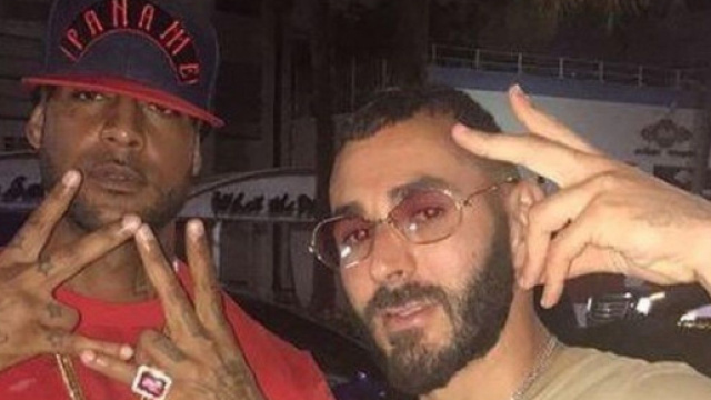 Booba d&eacute;voile les raisons de son embrouille avec Benzema qu'il ne fr&eacute;quente plus (capture YouTube)