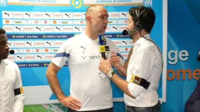 Igor Tudor n'a pas vraiment voulu rigoler avec Alexandre Ruiz apr&egrave;s OM-Lens (vid&eacute;o).