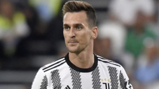 Arkadius Milik, giocatore della Juve.