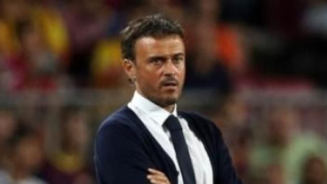 Luis Enrique, tecnico spagnolo.