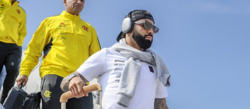 Flamengo desembarcando no Equador (Marcelo Cortes/Flamengo)