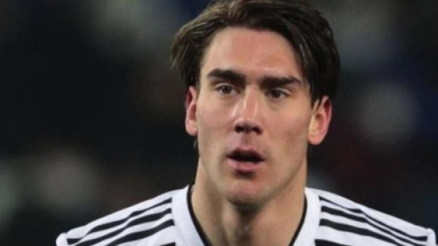Dusan Vlahovic, giocatore della Juventus.