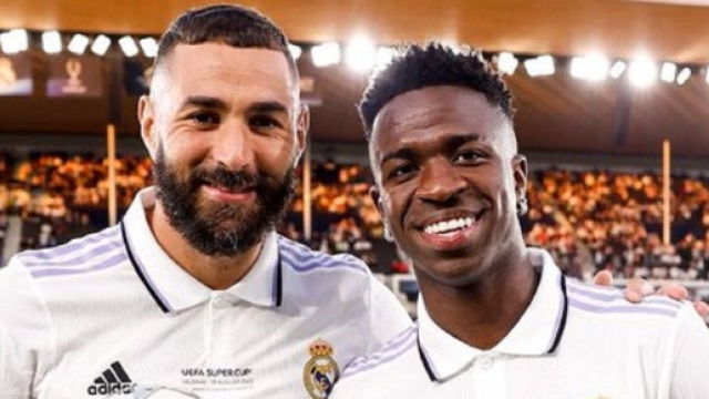 Vinicius encense Karim Benzema et fait parler (capture YouTube)