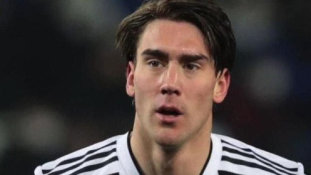 Dusan Vlahovic, giocatore della Juve.