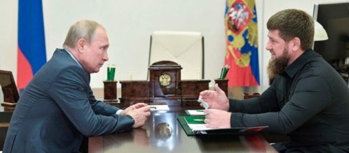 Putin ascendi&oacute; a K&aacute;dirov al tercer puesto en el escalaf&oacute;n del Ej&eacute;rcito ruso (Captura de pantalla de la televisi&oacute;n estatal rusa)