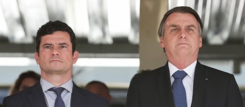 Sergio Moro e Jair Bolsonaro est&atilde;o juntos novamente (Marcos Correa/PR)