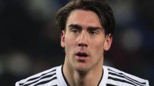 Dusan Vlahovic, giocatore della Juve.