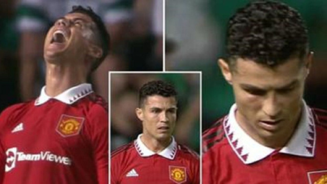 La longue d&eacute;tresse de Cristiano Ronaldo contre Omonia &eacute;meut les fans (capture YouTube)