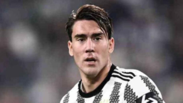 Dusan Vlahovic, attaccante della Juventus.