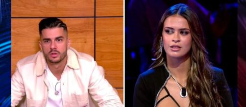 Tania ha visto las im&aacute;genes de Samuel derrumb&aacute;ndose en la hoguera (Captura de pantalla de Telecinco)