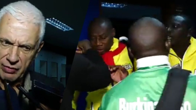 M&eacute;sentente entre le coach Velud et les journalistes Source : Capture Twitter