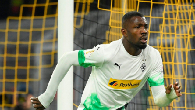 In foto Marcus Thuram, attaccante del Borussia M&ouml;nchengladbach.