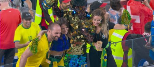 Eduardo Bolsonaro se diverte no Catar (Reprodu&ccedil;&atilde;o)