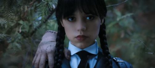 Jenna Ortega em 'Wandinha' (Divulga&ccedil;&atilde;o/Netflix)