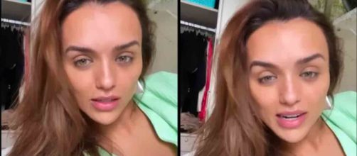 Rafa Kalimann recebe coment&aacute;rios maldosos sobre tamanho de sua testa e rebate (imagem reprodu&ccedil;&atilde;o Blasting News)