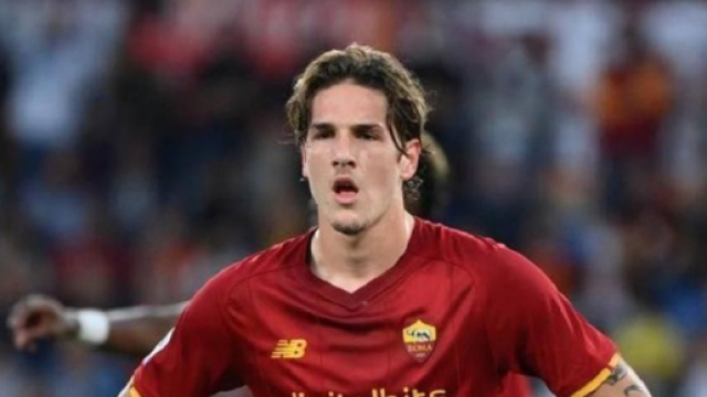 Niccol&ograve; Zaniolo, giocatore della Roma.