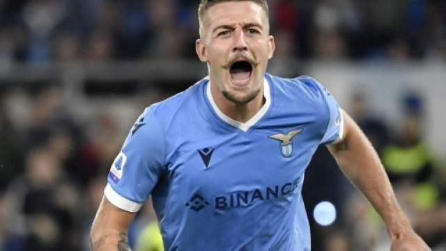 In foto Sergej Milinkovi- Savic, giocatore della Lazio.