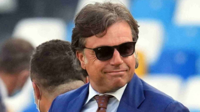Cristiano Giuntoli, direttore sportivo del Napoli.
