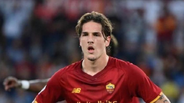 In foto Zaniolo, attaccante della Roma.