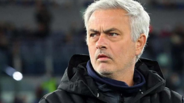 Jos&eacute; Mourinho, tecnico portoghese.
