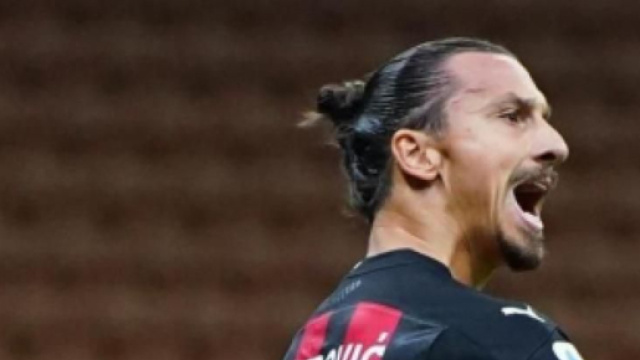 Zlatan Ibrahimovic, giocatore del Milan.