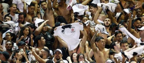 Torcida do Vasco celebra o acesso (Daniel Ramalho/Vasco)