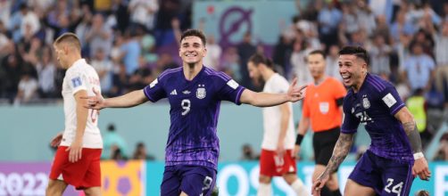 Argentinos celebram classifica&ccedil;&atilde;o (Reprodu&ccedil;&atilde;o/Twitter/@FifaWorldCup)