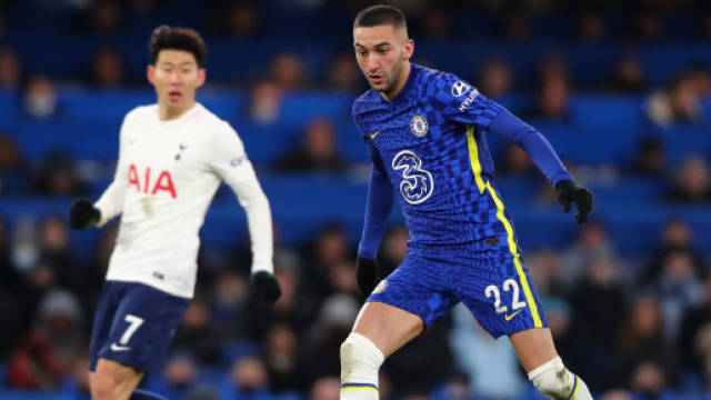 Hakim Ziyech, numero 22 del Chelsea.