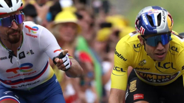 Ciclismo: Peter Sagan e Wout Van Aert al Tour de France.