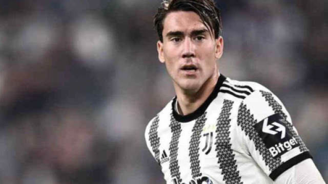 Dusan Vlahovic, giocatore della Juve.