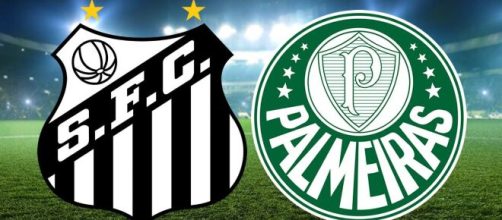 Onde assistir Santos x Palmeiras ao vivo (arte Eduardo Gouvea).