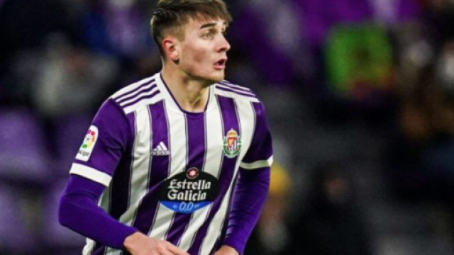 In foto Ivan Fresneda, giocatore del Valladolid.