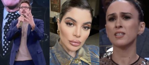 Porchat e Tat&aacute; Werneck fazem piada com Gkay e influenciadora rebate (Globo/Redes Sociais)