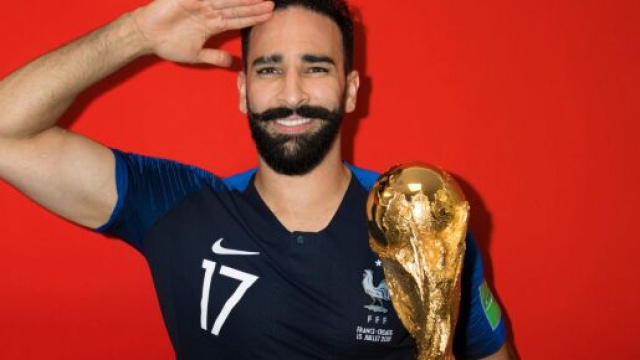 Adil Rami s'est moqu&eacute; des larmes de Di Maria sur Instagram. (cr&eacute;dit Twitter)