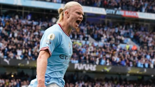 Haaland sait que sa rivalit&eacute; avec Mbapp&eacute; sera suivie avec attention. (cr&eacute;dit Twitter)