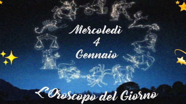 L'oroscopo di mercoled&igrave; 4 gennaio: Gemelli tenero, Giove in quadratura a Capricorno.